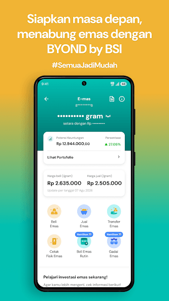 BYOND by BSI payment screen
