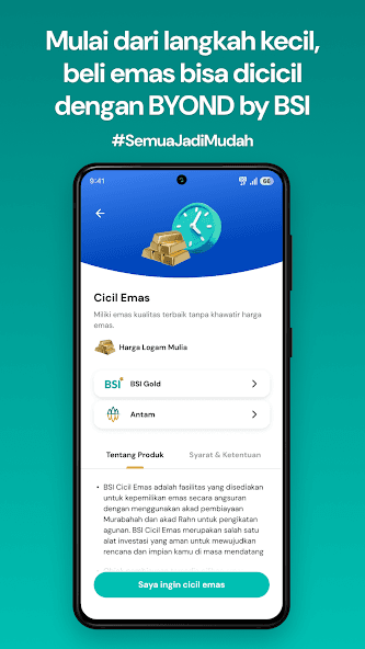BYOND by BSI Islamic features screen