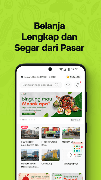 Titipku home screen